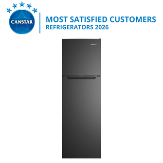 Westinghouse 247L Top Mount Fridge Black