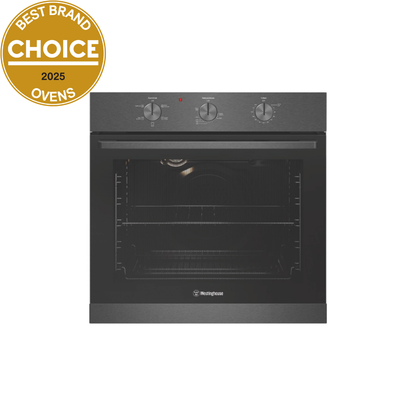 Westinghouse 60cm Multi-Function 5 oven Dark Stainless Steel