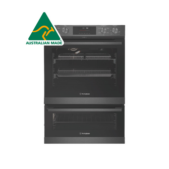 Westinghouse 60cm Multi-Function 10/5 Pyrolytic Duo Oven with AirFry & SteamBake Dark Stainless Steel