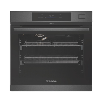Westinghouse 60cm Multi-Function 19 Pyrolytic Oven with AirFry and SteamRoast Dark Stainless Steel
