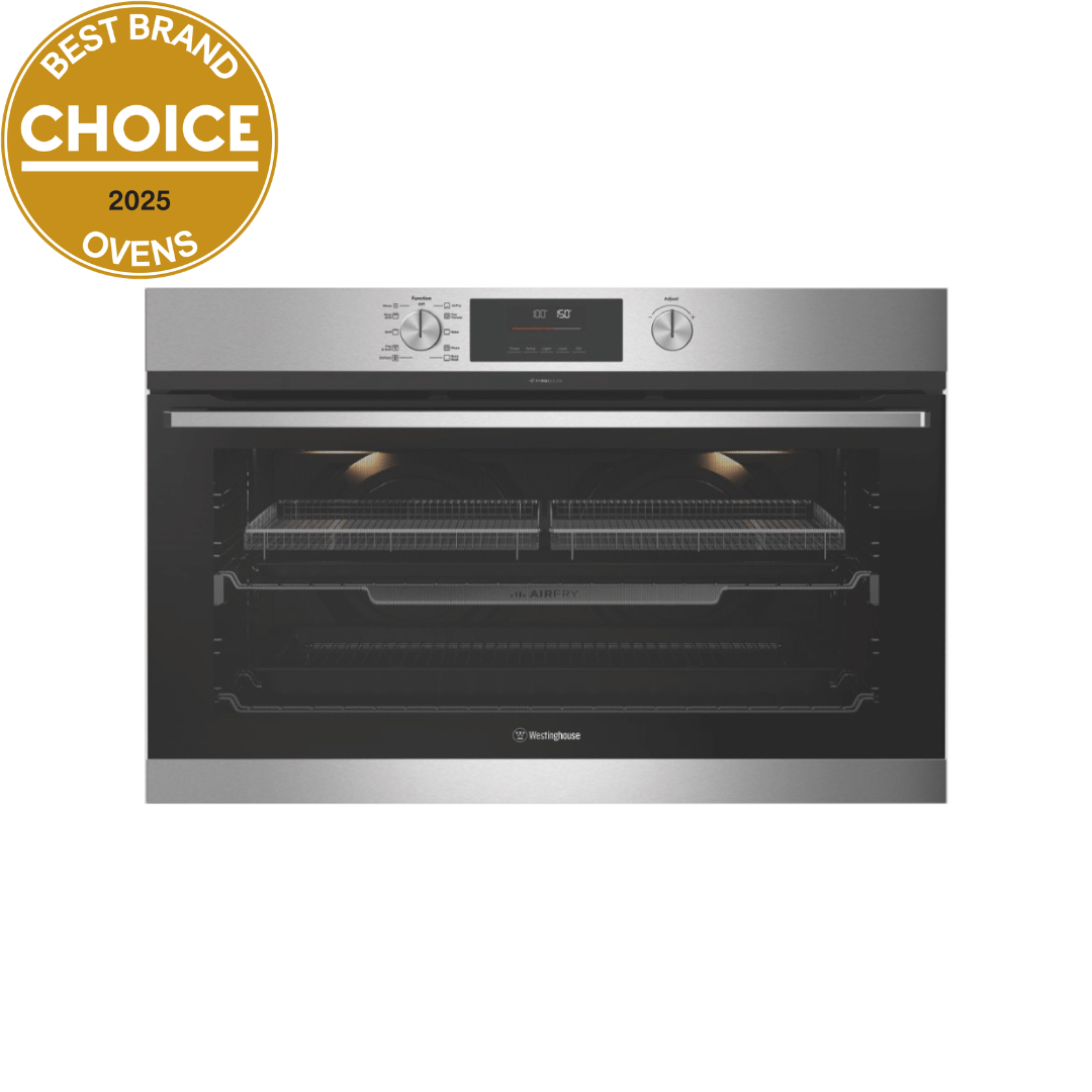 Westinghouse 90cm Multi-Function 10 Pyrolytic Oven with AirFry Stainless Steel