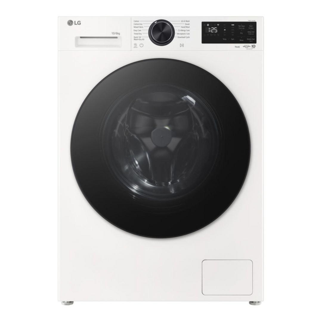 LG 10/6kg Series 3 AI Front Load Washer Dryer Combo