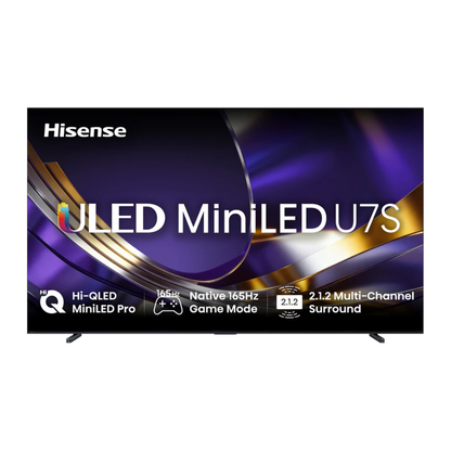 Hisense 100" ULED MiniLED U7SAU 4K QLED 165Hz Smart TV (2026)
