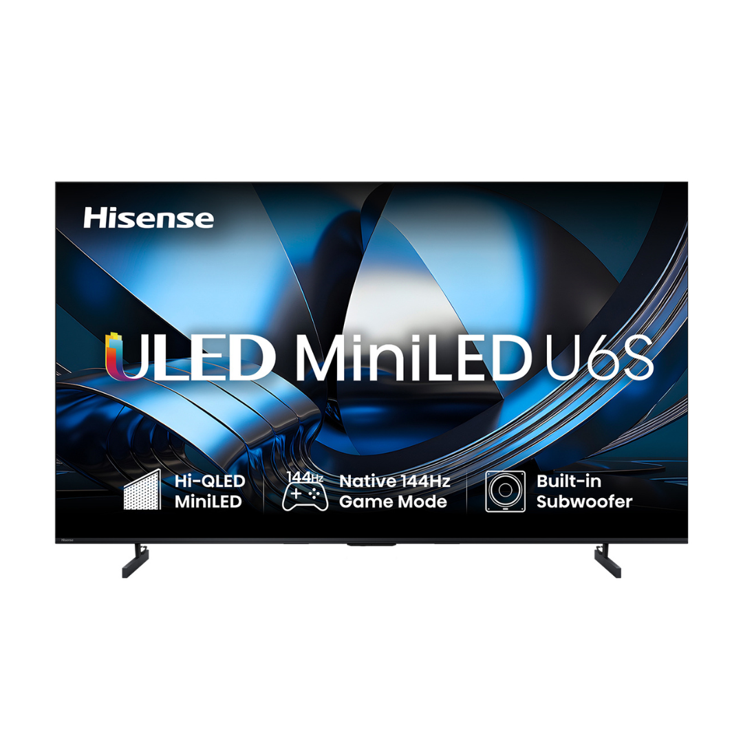 Hisense ULED MiniLED 50" U6S Hi-QLED 144Hz 4K Smart AI TV (2026)