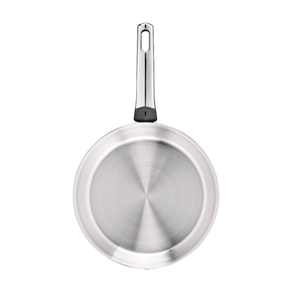 Tefal Emotion+ Induction Stainless Steel Uncoated Triple Pack Frypans 24/30cm & 28cm Wok