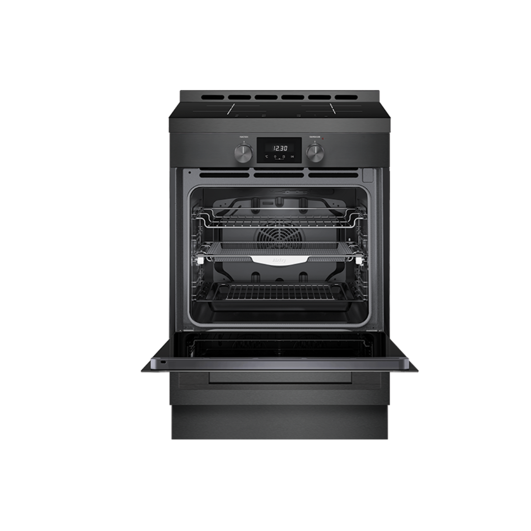 Euromaid 60cm 11 Function Pyrolytic Induction Freestanding Cooker