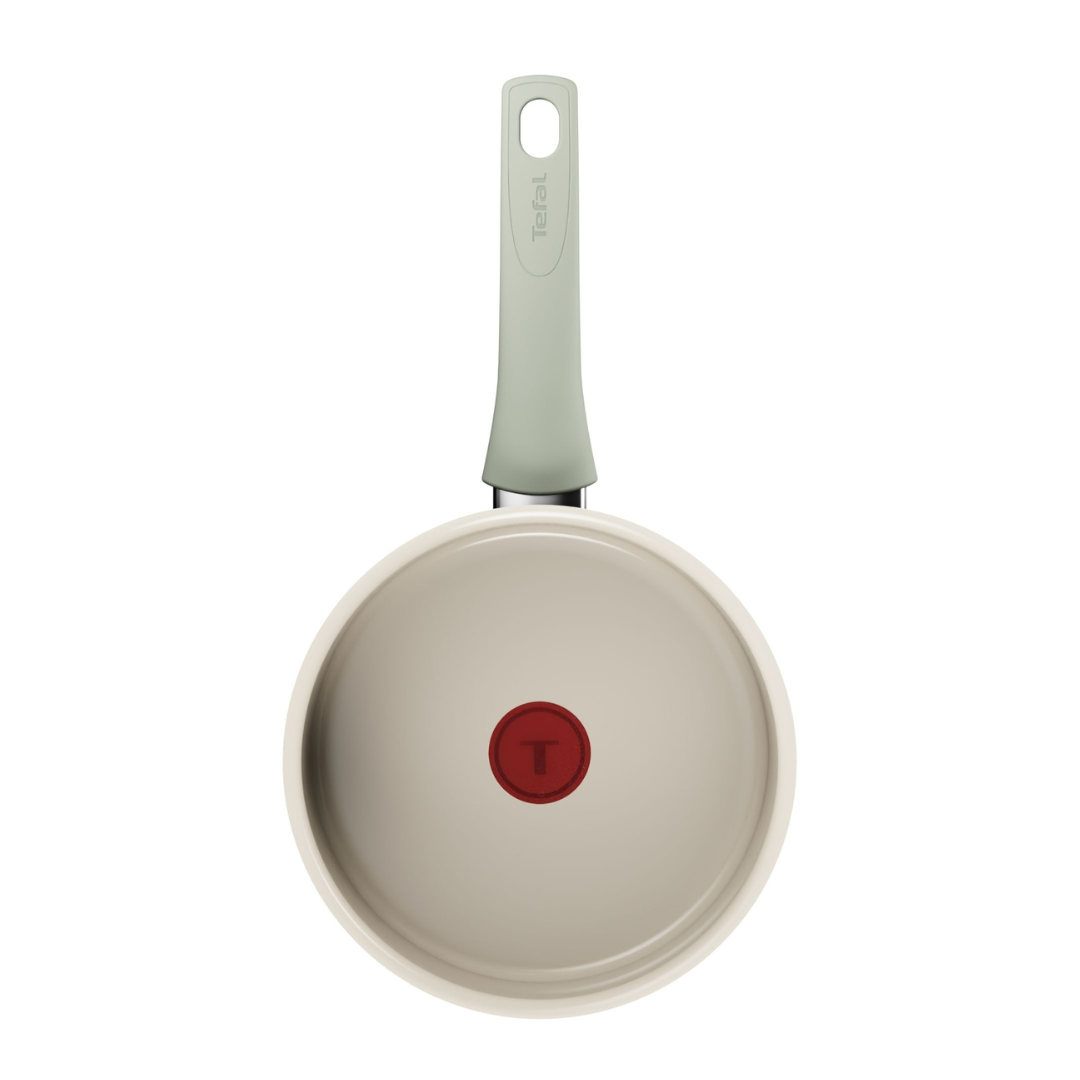 Tefal Recycle Induction Ceramic Green Lichen Non-Stick Saucepan 20cm