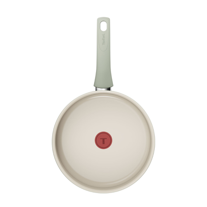 Tefal Recycle Induction Ceramic Green Lichen Non-Stick Sautepan 24cm + Lid