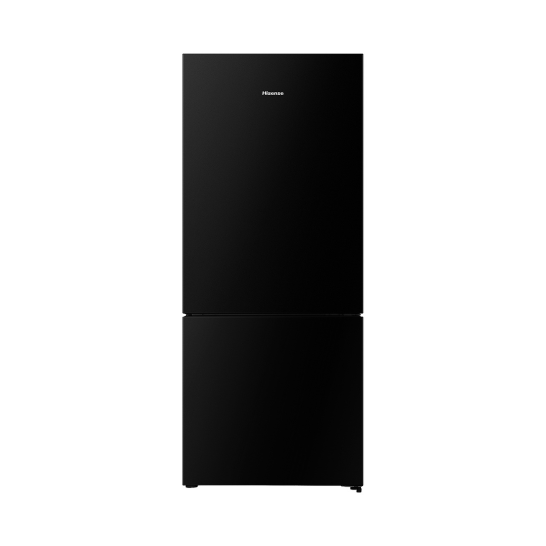 Hisense 417L Bottom Mount Fridge Black Steel