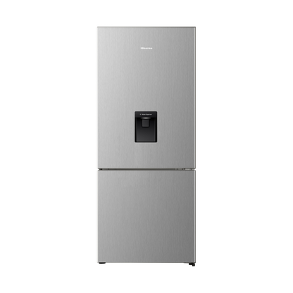 Hisense 415L Bottom Mount Fridge Stainless Steel
