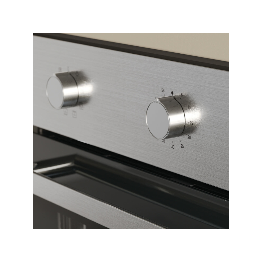 Haier 60cm 300 Series Built in Oven Stainless Steel 10A Plug