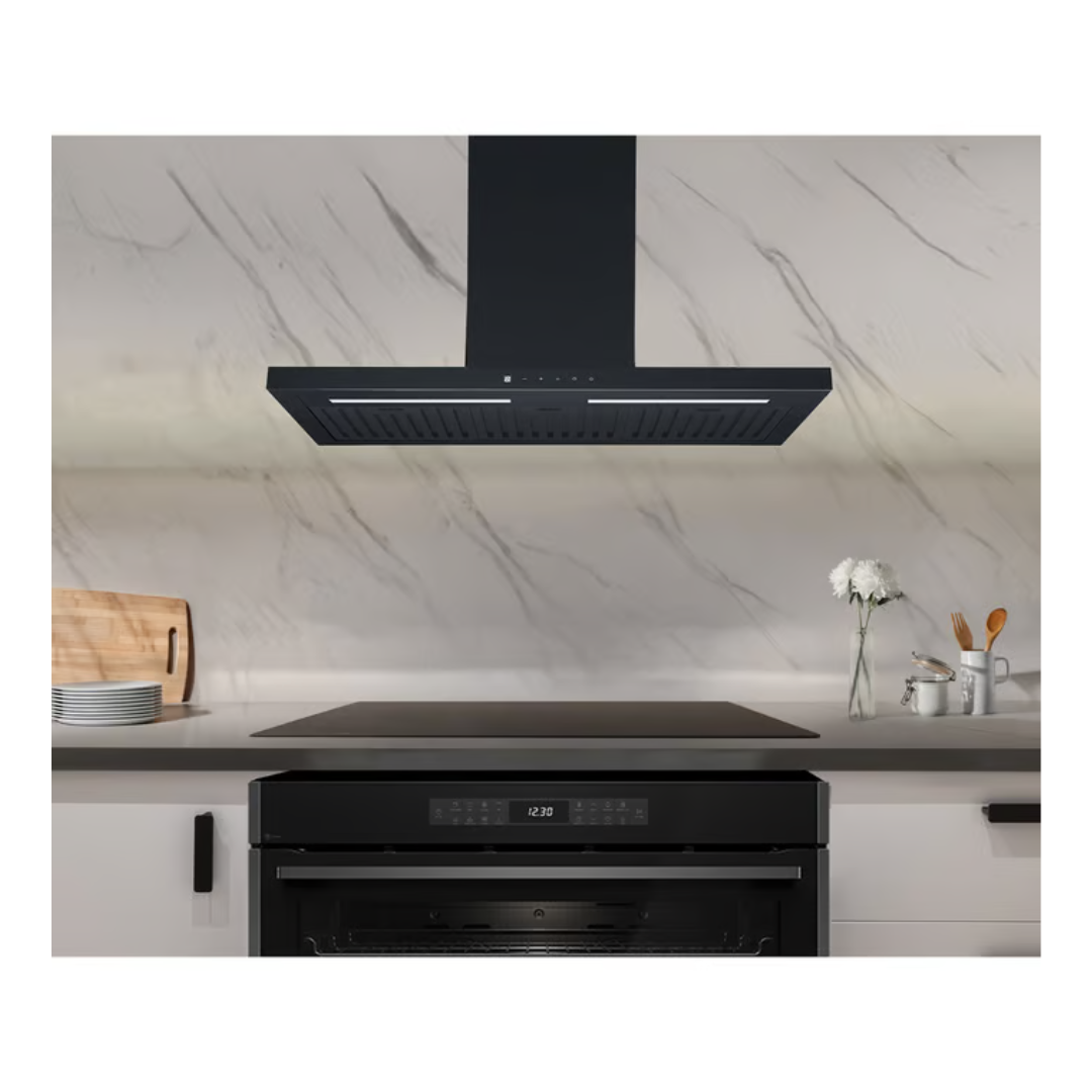 Euromaid 90cm Deluxe Flat Canopy Rangehood