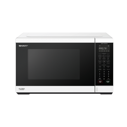 Sharp 32L Flatbed Microwave Oven in White