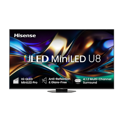 Hisense 85" ULED MiniLED Pro 4K QLED 165Hz Smart TV (2026)