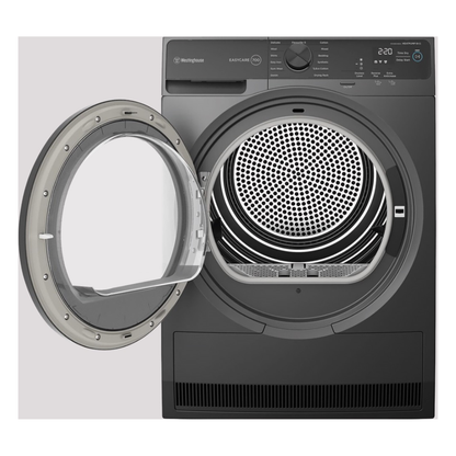 Westinghouse 8kg EasyCare 700 Series Heat Pump Dryer Metallic Grey
