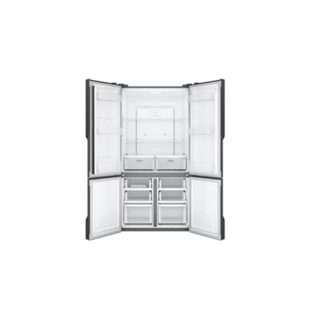 Westinghouse 564L Quad Door Fridge Matte Charcoal Black