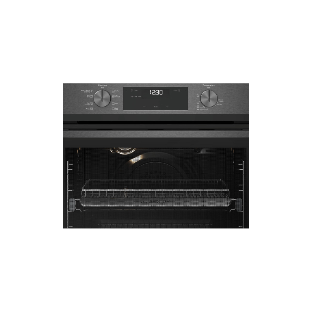 Westinghouse 60cm Multi-Function 8 Oven with AirFry Dark Stainless steel