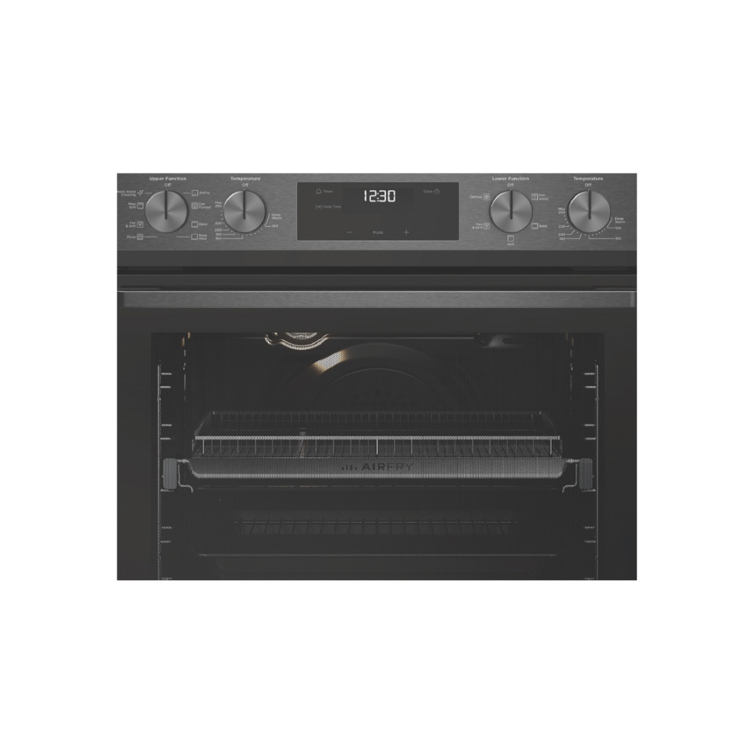 Westinghouse 60cm Multi-Function 8/5 Duo Oven with AirFry Dark Stainless Steel