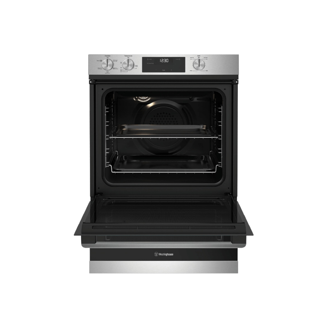 Westinghouse 60cm Built-in Multifunction Oven with Separate Grill Stainless Steel
