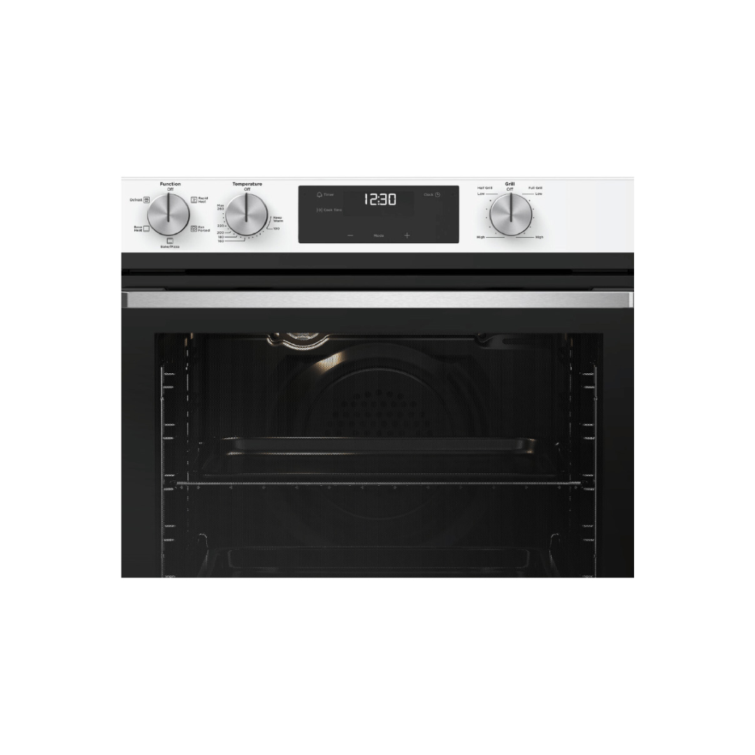 Westinghouse 60cm Multi-Function 5 Oven with Separate Grill White