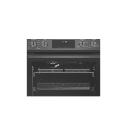 Westinghouse 60cm Multi-Function 10/5 Pyrolytic Duo Oven with AirFry & SteamBake Dark Stainless Steel
