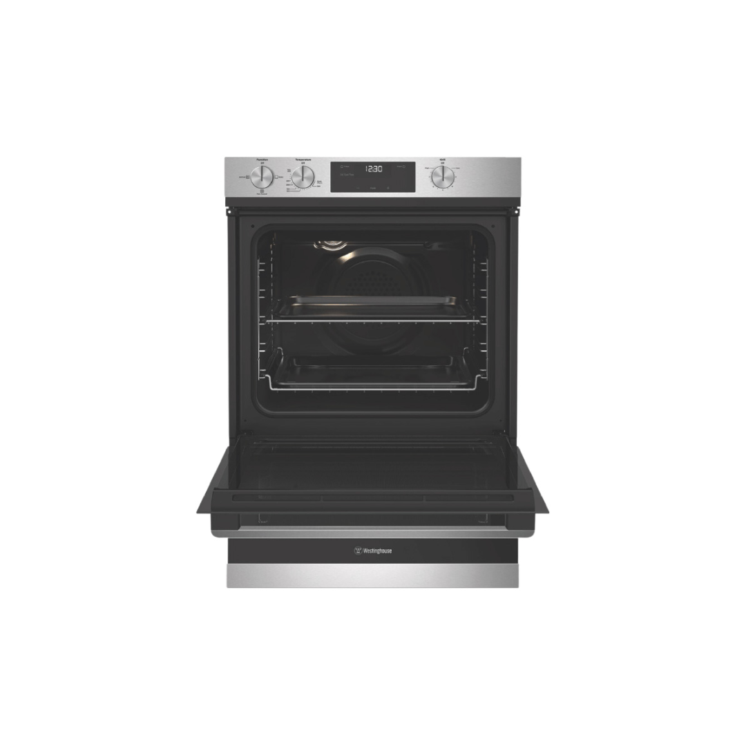 Westinghouse 60cm Multi-Function 3 Gas Oven with Separate Grill Stainless Steel