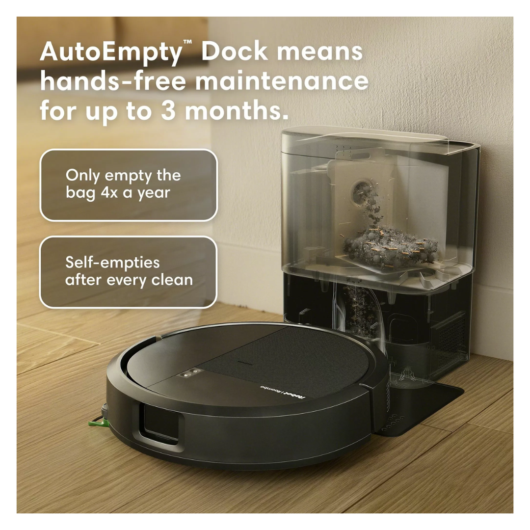 iRobot Roomba 115 Combo Robot Vacuum & Mop + Auto Empty Dock