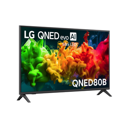 LG 43" QNED80B EVO AI MINI LED 4K SMART TV (2026)