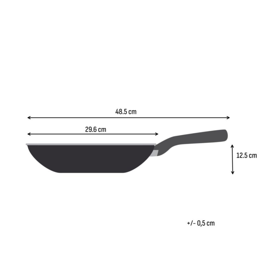 Tefal Emotion+ Induction Stainless Steel Non-Stick Wok 28cm