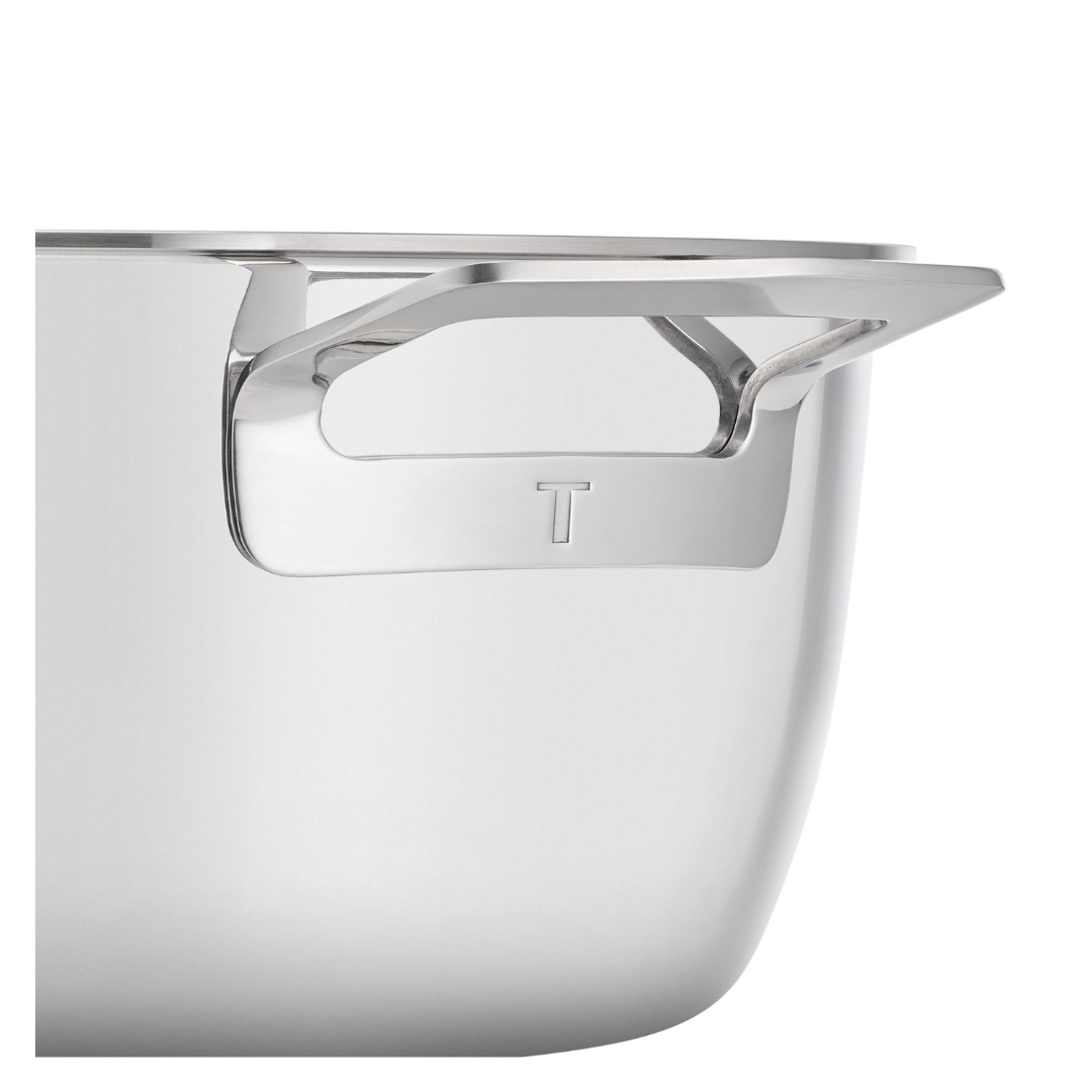 Tefal Emotion+ Gourmet Induction Stainless Steel Uncoated Dutch Oven 24cm