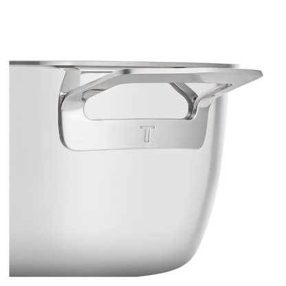 Tefal Emotion+ Gourmet Induction Stainless Steel Uncoated Dutch Oven 24cm