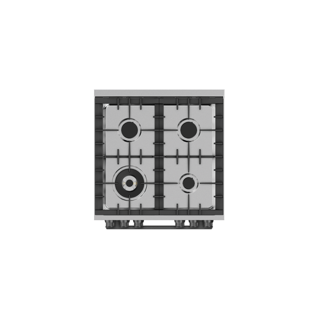 Euromaid 60cm 11 Function Pyrolytic Dual Fuel Freestanding Cooker