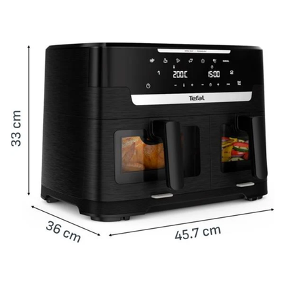 Tefal Ever Fry Infra Heat Dual 11L Detachable Front Air Fryer