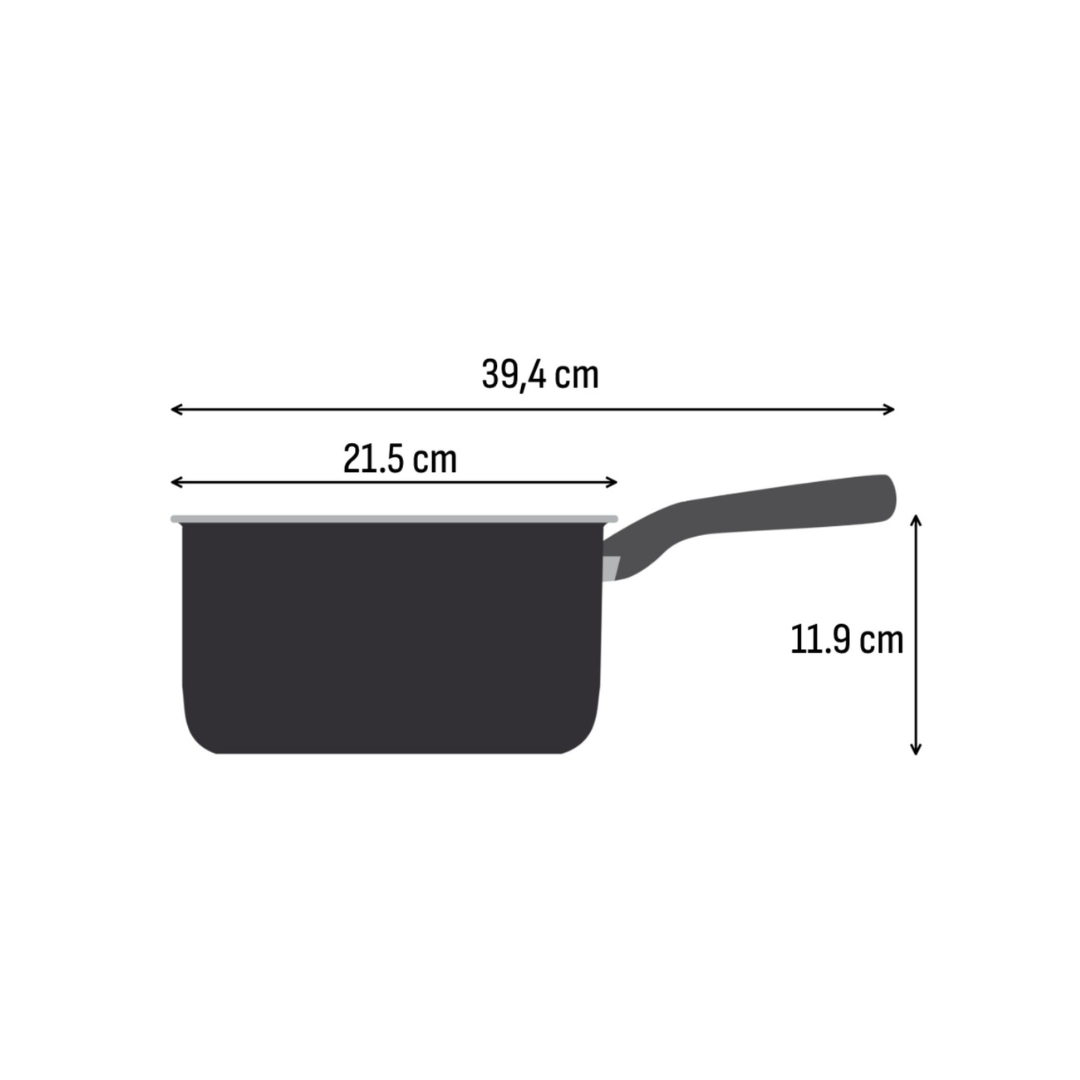 Tefal Recycle Induction Ceramic Green Lichen Non-Stick Saucepan 20cm