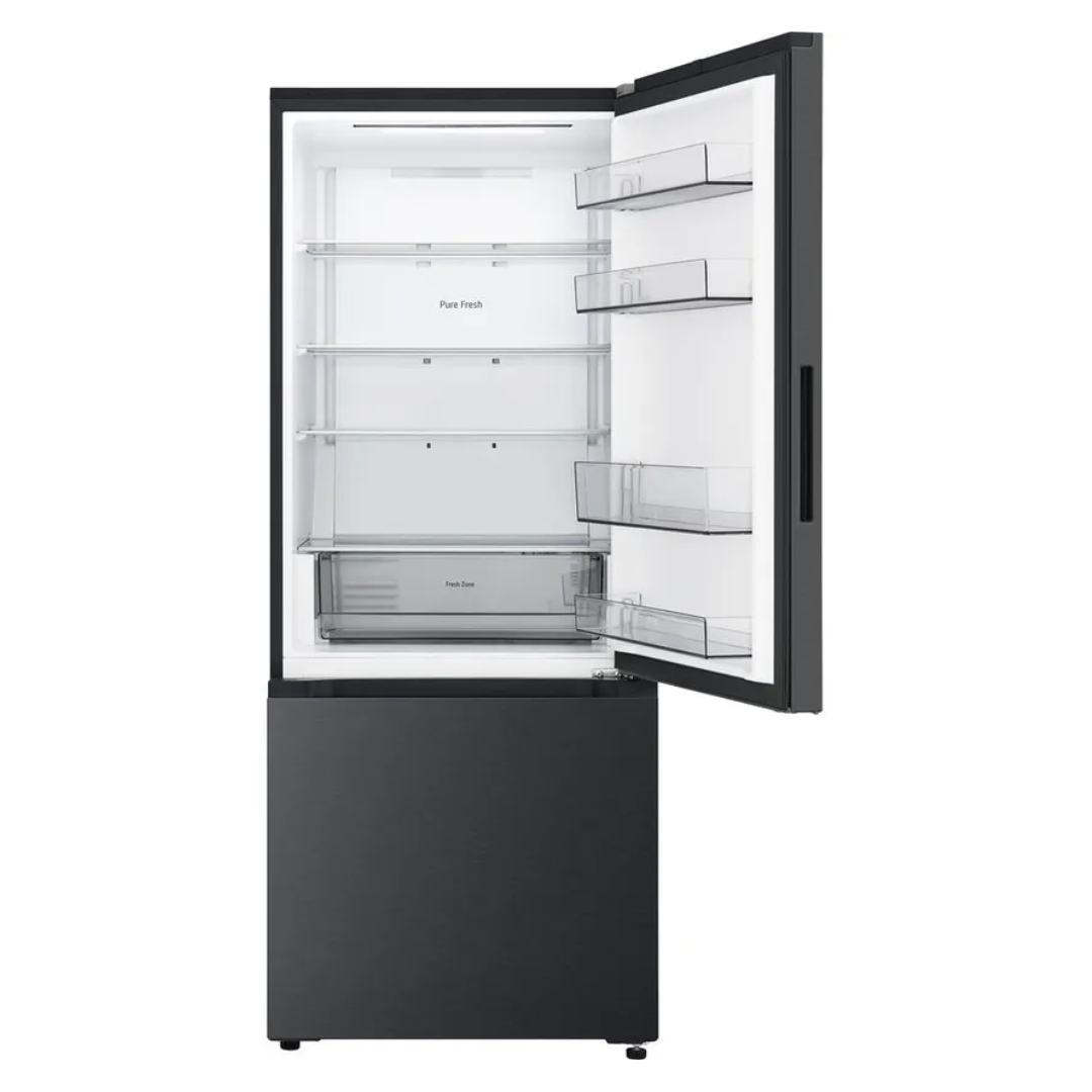 LG 436L Bottom Mount Fridge Matte Black