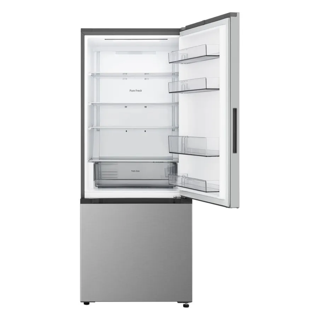 LG 436L Bottom Mount Fridge Stainless Steel