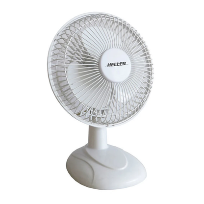 Heller 15cm Desk Fan - White