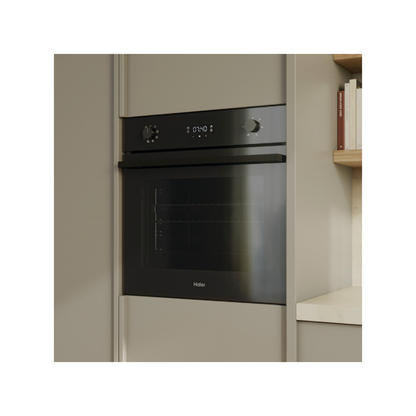 Haier 60cm 500 Series Built-In Oven Black
