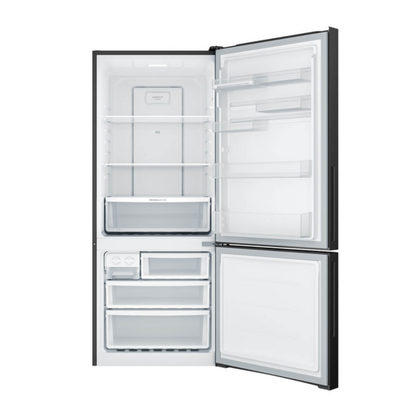 Westinghouse 425L Bottom Mount Fridge with AutoSense Charcoal Black