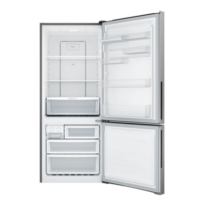 Westinghouse 425L Bottom Mount Fridge with AutoSense Silver
