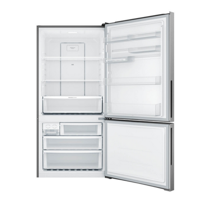 Westinghouse 496L Bottom Mount Fridge with AutoSense Silver