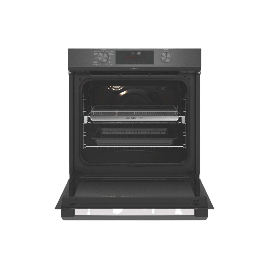 Westinghouse 60cm Multi-Function 10 Pyrolytic Oven with AirFry Dark Stainless Steel