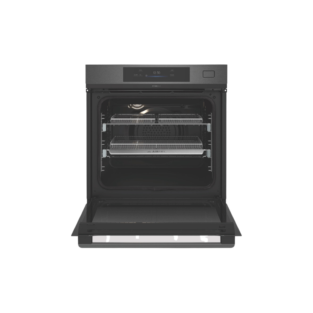 Westinghouse 60cm Multi-Function 19 Pyrolytic Oven with AirFry and SteamRoast Dark Stainless Steel