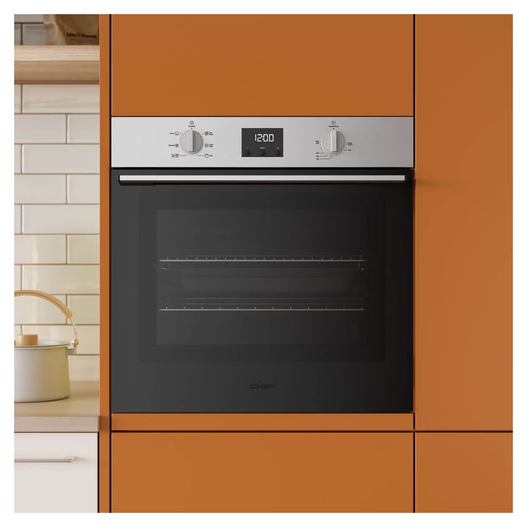 Chef 60cm 6 Function Stainless Steel Oven with AirFry