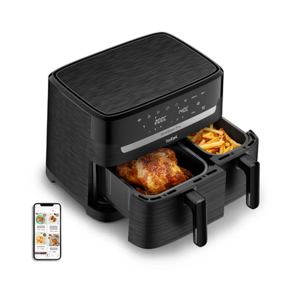 Tefal 8.3L Dual Easy Fry Essential Black
