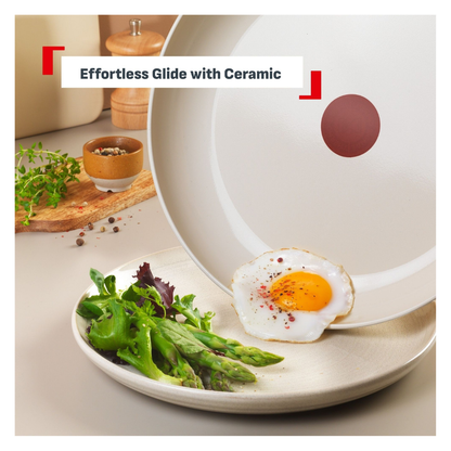 Tefal Recycle Induction Ceramic Green Lichen Non-Stick Frypan 28cm
