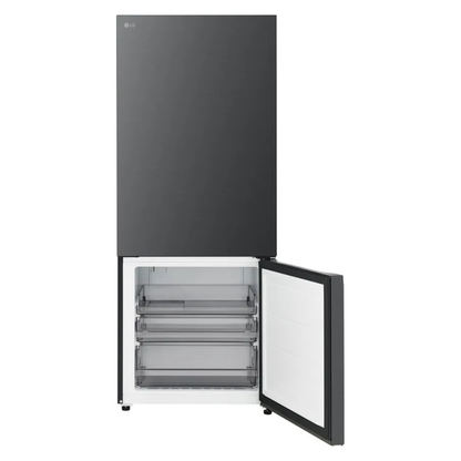LG 436L Bottom Mount Fridge Matte Black