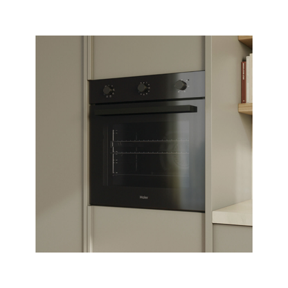 Haier 60cm 300 Series Built-In Oven 7 Function Air Fry Black
