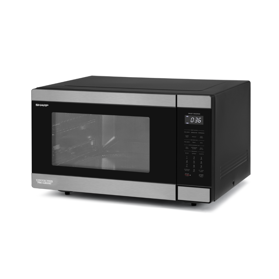 Sharp 36L Pro Airfry Convection Microwave Black Stainless