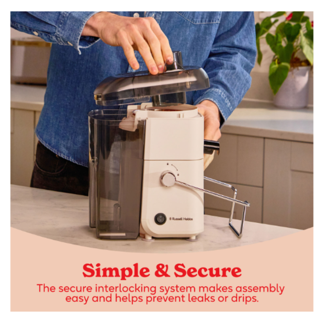 Russell Hobbs JuiceLuxe Juicer - Stone